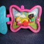 Vintage 1994 Blue Pink And Yellow Polly Pocket Bow Wrist Watch By Bluebird Toys