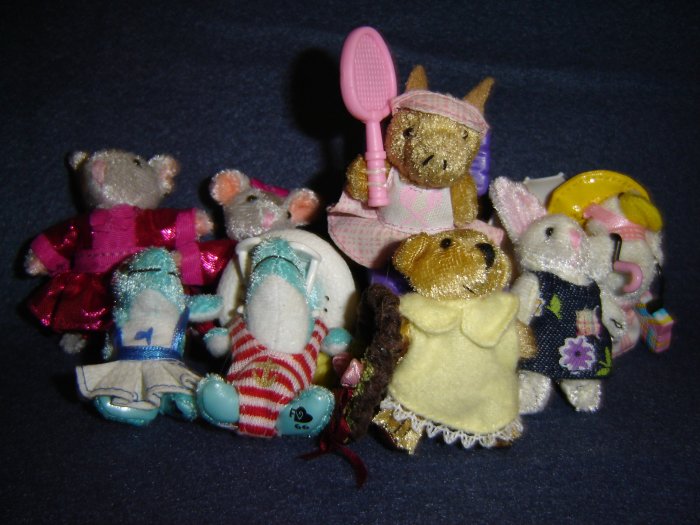 10 Mattel Furryville Animals Kangaroo Duckinghams Finnegans Bunningtons