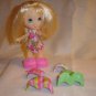 Fisher Price Snap N Style Elena With Extra Outfits Dresses And Shoes FP Blond Snap and Style Doll