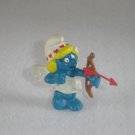 Vintage 1982 Valentine Smurfette With Wings Bow and Arrow 20156 PVC By Schleich From Portugal