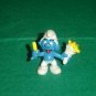 Vintage 1981 French Fries Fry Smurf  20131 Schleich PVC W Germany