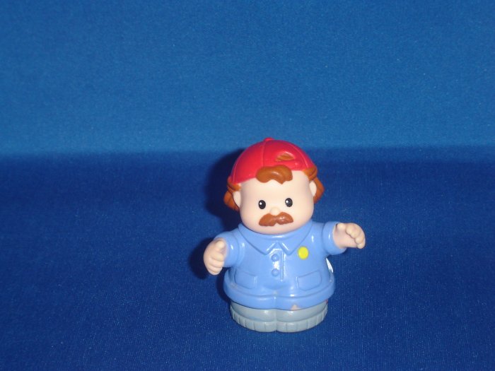 5 Pc Fisher Price Little People Set Construction Workers Mechanics For ...