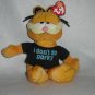 NEW Garfield The Cat I DONT DO PERKY TY Beanie Baby Babies 8 Inch Plush Toy Stuffed Animal
