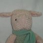 Disney Store Exclusive Classic Plush Winnie The Poohs Piglet W Scarf Stuffed Winter Toy 16 Inches