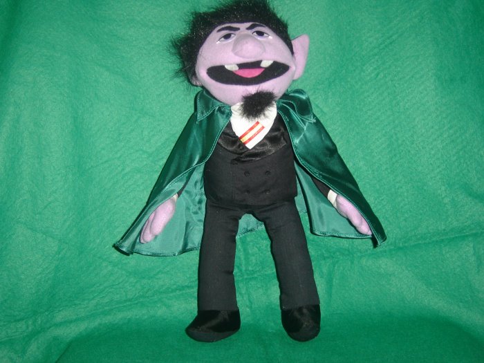 Applause 1993 Jim Henson Muppets Sesame Street THE COUNT Plush 13 Inch Toy