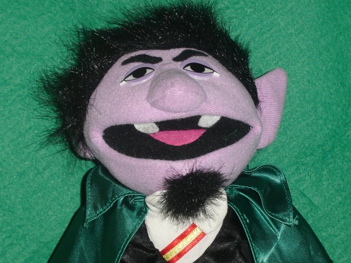 the count plush doll