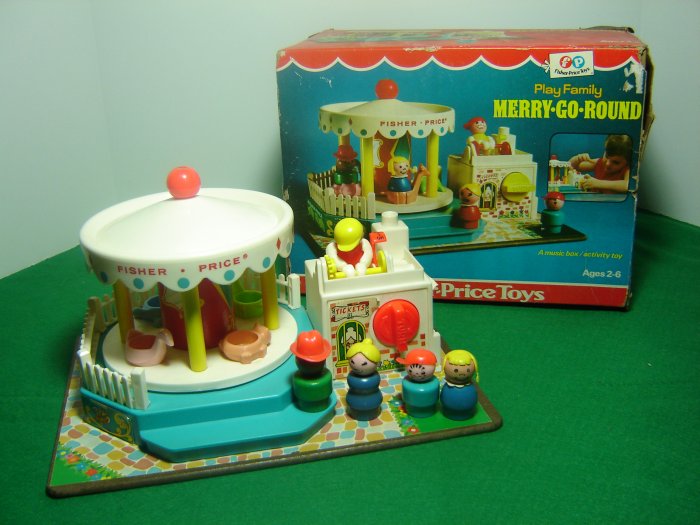 Fisher Price Little People Playground 2525 Merry Go Round