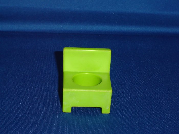 Vintage Fisher Price Little People Green Teachers Desk Chair for 723 School House 1971