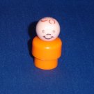 Vintage Fisher Price Little People Orange Boy for Kitchen Patio and More