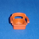 Vintage Fisher Price Little People Dark Brown Captains Chair