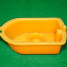 Vintage Fisher Price Little People Orange Sail Boat for 2582 Floating Marina