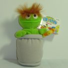 1997 New Jim Henson Muppets Sesame Street OSCAR THE GROUCH SLIMEY Plush Beanie 7 Inches W Tag Tyco