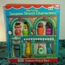 Vintage Fisher Price Sesame Street 939 Characters W Box Bert Ernie Oscar Big Bird & Hooper