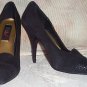WILD PAIR Black Suede Pumps Sz 7