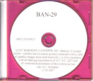 Harmony Concepts Jack Banner BAN-29 DVD