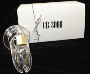 CB-3000 Male Chastity Device Clear