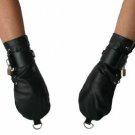 Strict Leather Bondage Mittens