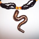 Black and Bronze Snake Jewellery Set