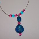 Pink and Blue Jewellery Set