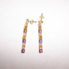 Copper Square Earrings