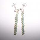 Green & Gold earrings