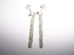 Green & Gold earrings