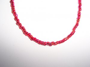 Single bead strand necklace