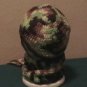 Brown & Green Multi Hat & Scarf