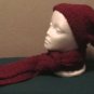 Burgundy Hat & Scarf
