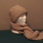 Wheat Hat & Scarf Set