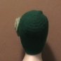 Teal Hat with Removable Flower