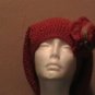Orange Hat ith removable Flower