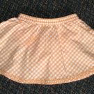 GYMBOREE Freshly Picked Orange Gingham SKORT - Size 12-18 months