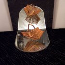 VINTAGE BAMBOO NAPKIN HOLDER *