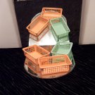 3 Plastic Baskets *