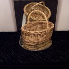 VINTAGE Large Handled Basket *