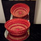VINTAGE Red Basket *