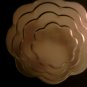 4 Tiered Wedding Cake Pan -- Scallops *