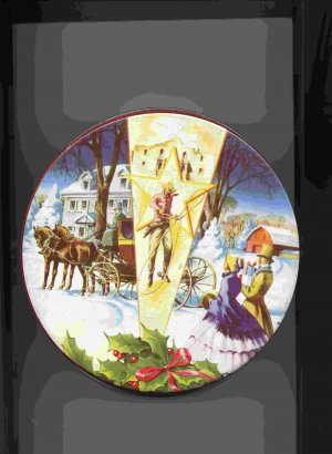 3 Winter Scene Fruit Cake Tin (Medium)