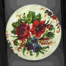 Flowered Fruit Cake Tin (medium) -- Vintage