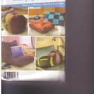 4524 Simplicity -- pillows, ottoman, dog bed, lounger, football, and ball - (T-Bla-S-13)