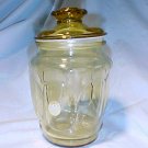 Tiara Glassware -- Amber Candy Dish
