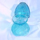 Tiara Glassware -- Blue Set of 3 Glo-Lamps
