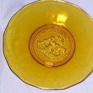 Tiara Glassware -- "Four Calling Birds" Christmas Plate -- 1984