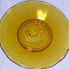 Tiara Glassware -- "Three French Hens" Christmas Plate -- 1983