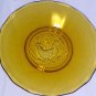Tiara Glassware -- "Three French Hens" Christmas Plate -- 1983