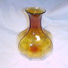 Tiara Glassware -- Amber Colonial Water Bottle