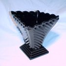 Tiara Glassware -- Black Marquis Vase