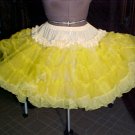 Square Dance -- Bright Yellow Petticoat -- very full -- Raver; Punk; and Harijuku *