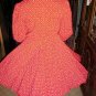 Red and Green Christmas Square Dance Dress *